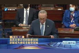 美民主党正式控制参议院 舒默成为参院多数党领袖视频封面