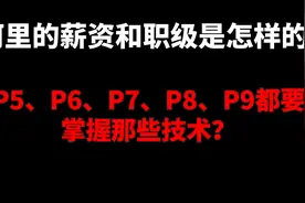 阿里的职级薪资是怎样的P5、P6、P7、P8、P9又该掌握那些技术呢？视频封面