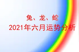 董易奇2021年生肖兔、龙、蛇六月运势分析视频封面