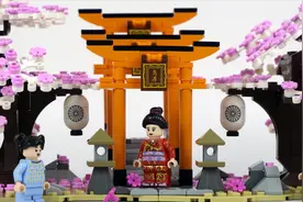 【积木拼装】樱花系列：千本鸟居樱花树街景套开箱拼插 兼容乐高视频封面