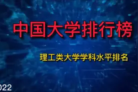 学科水平最强的50所理工类大学，2022年软科评估！视频封面