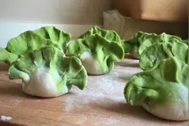 手把手教你做漂亮的翡翠白菜饺子，做法简单明了，好看又好吃！视频封面