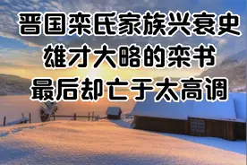 晋国栾氏家族兴衰史,雄才大略的栾书,最后却亡于太高调视频封面