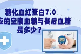 糖化血红蛋白7.0，对应的空腹血糖与餐后血糖是多少？视频封面