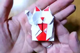 教你折纸招财猫，简单可爱，2021新年好运气！视频封面
