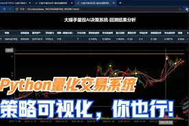 Python量化交易系统，双均线动态K线图画法详解，还不够简单吗？视频封面