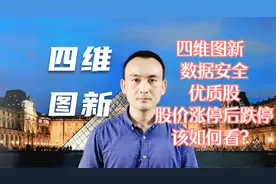 四维图新 数据安全优质股 股价涨停后跌停 该如何看？#股票