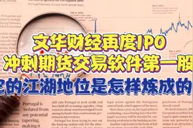 文华财经再度IPO，期货交易软件第一股的江湖地位是怎样炼成的？视频封面