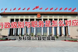 行政级别与对应职务全解析！视频封面
