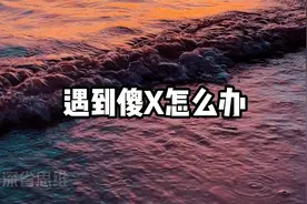 遇到傻X怎么办