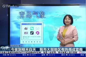 天气预报：青岛11日中北部局部有短时强降雨，雷雨时阵风7-9级视频封面