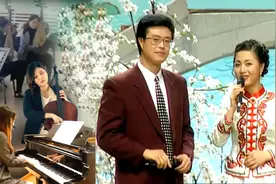 马兰、白燕升：黄梅戏《海滩别》，男才女貌一双，更像一对伴侣视频封面