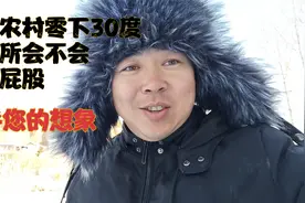 东北农村零下三十度，上厕所会不会冻掉屁股，超乎你的想想视频封面