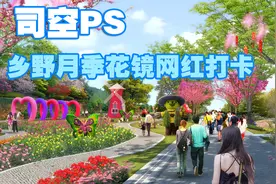 【司空侠PS教程】景观项目提升之乡野月季花海网红打卡景观设计视频封面