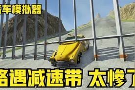 时速超过120公里的时候遇到减速带会发生什么-游戏模拟器视频封面