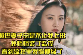 哑巴妻子总是不让我上班，我悄悄装了监控，看到监控里我脸都绿了视频封面