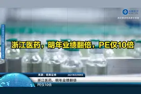3.9研报show：维生素—浙江医药，明年业绩翻倍，PE仅10倍视频封面
