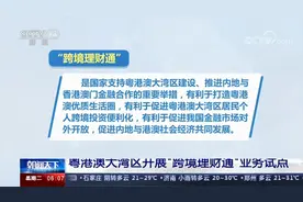 粤港澳大湾区开展“跨境理财通”业务试点视频封面