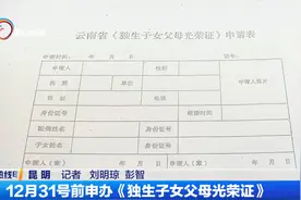 12月31号前申办《独生子女父母光荣证》视频封面