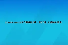 Elasticsearch入门到绝对上手：第07讲，ES的URI查询视频封面