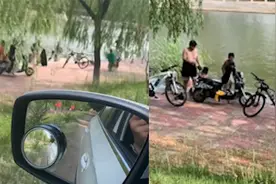 男孩们结伴下河洗澡，路过司机狂按喇叭喊上岸，挽救不止一个家庭视频封面