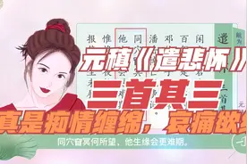 元稹《遣悲怀》惟将终夜长开眼，报答平生未展眉视频封面