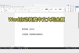 太赞了！Word居然还能这么用，让数字自动转换为中文大写金额视频封面