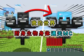 我的世界：玩家化身灵魂状态，附身各种生物体内，最终通关MC视频封面