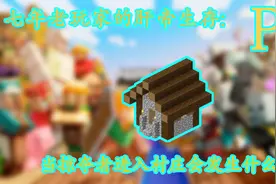 我的世界:当掠夺者进入村庄会发生什么.....