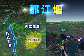 200秒，看懂2000年前“都江堰”是如何引水的？