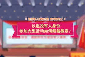 退役军人参加大型活动如何佩戴徽章？视频封面