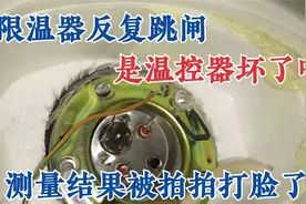 限温器跳闸，是温控器坏了吗？测量结果被拍拍打脸了吧视频封面