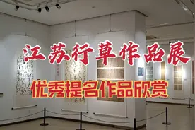 江苏省行草展，优秀提名作品欣赏，黄庭坚风格仍占多数视频封面