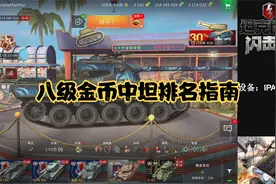 【毛毛WOTB】八级金币中坦购买排名