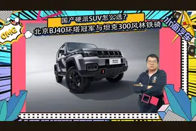 北京BJ40环塔冠军与坦克300风林铁骑，硬派SUV怎么选？