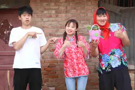 妈妈菜篮不见了，甜甜亲手给妈妈编制一个DIY小菜篮，太好看了视频封面