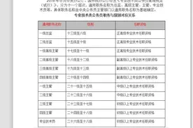 专业技术类公务员职务与级别