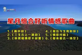 6首星月组合好听的情感歌曲对唱DJ版