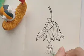 手把手教你如何画简笔画，一支普通的中性笔就可以！视频封面