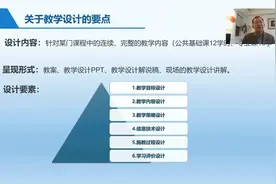 国赛分享_教学能力比赛专家讲座视频【教学设计要点】视频封面