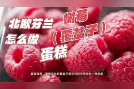 这果子叫什么呢? 怎么吃? 做一个覆盆子（树莓）奶酪蛋糕吧！视频封面