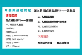 做蛋糕为什么要使用奶油？凡慕来烘焙教程9、西点辅助原料乳制品