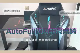 傲风电竞桌椅体验分享！舒适好用，护腰更健康视频封面