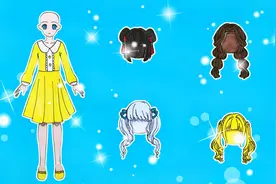 手工纸娃娃玩具：纸娃娃发型制作，哪个发型合适？