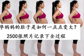 怀孕妈妈的肚子是如何一点点变大-2500张照片记录下【转载】视频封面