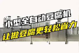 小型全自动豆腐机，让我做豆腐从8小时缩短到2小时，真的很省力视频封面