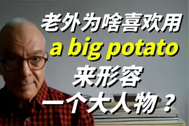 在美国，人们为啥喜欢用"a big potato"来形容一个大人物？视频封面