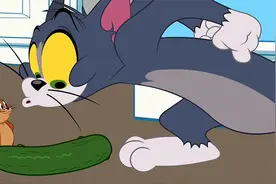 天美配音：蓝猫怕黄瓜，小老鼠想到鬼点子捉弄他，直接被赶出家门视频封面