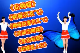 流行歌《花蝴蝶》《蝴蝶双双飞》《美丽的蝴蝶》《蝴蝶爱上花》