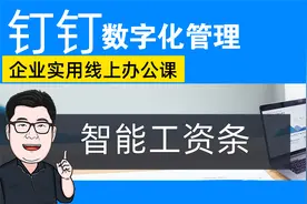 钉钉线上办公~智能工资条视频封面